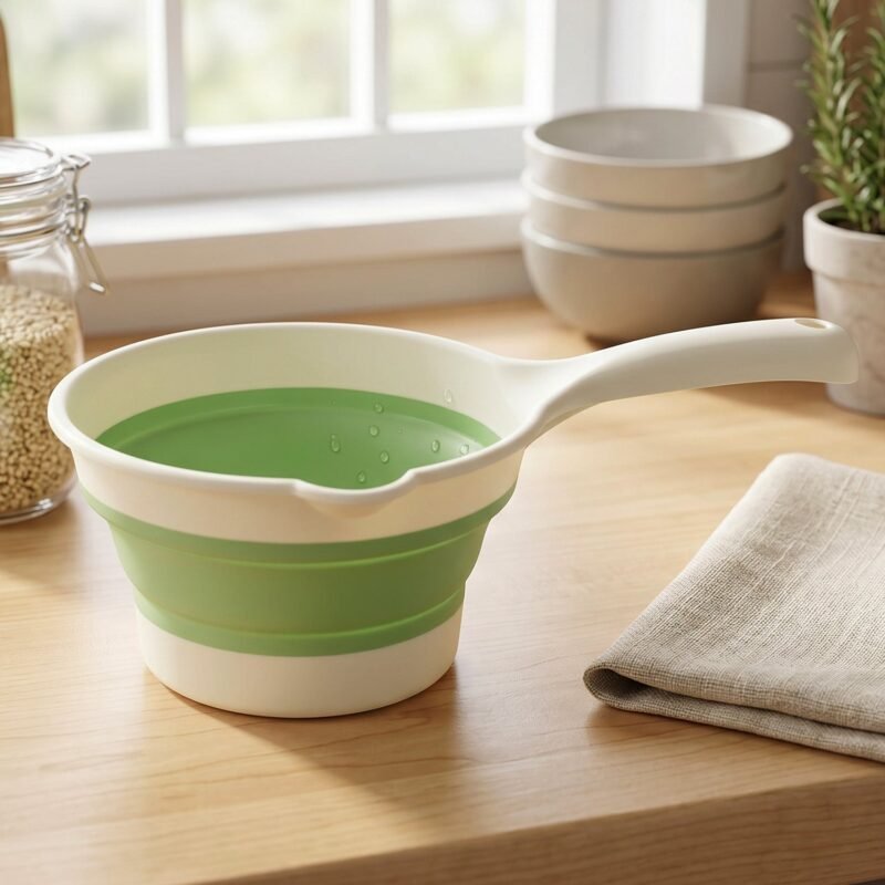 Foldable Water Dipper � Space-Saving, Easy Pouring & Versatile