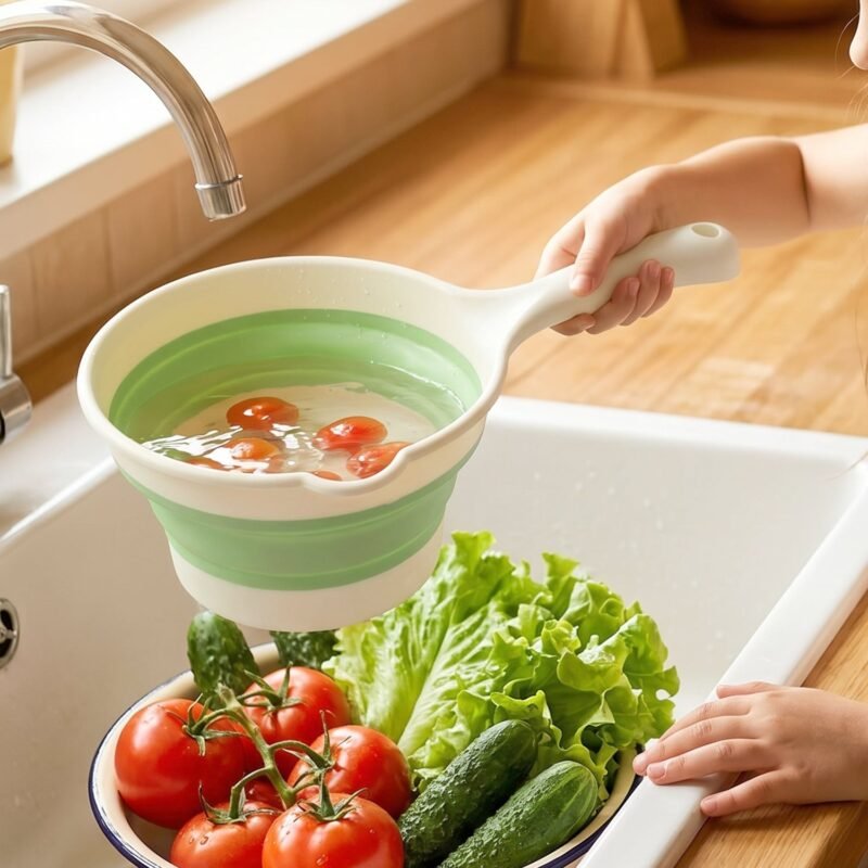 Foldable Water Dipper � Space-Saving, Easy Pouring & Versatile