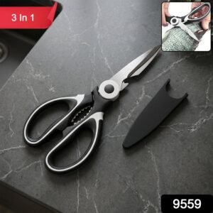 3 in 1 Kitchen Scissors � Sharp & Versatile for Home & Kitchen