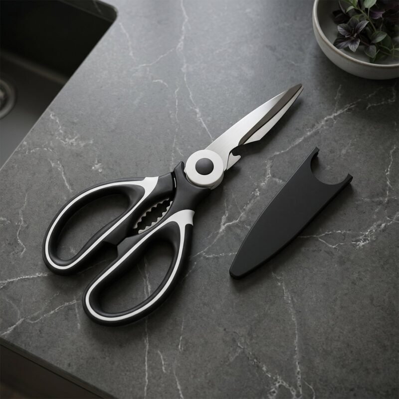 3 in 1 Kitchen Scissors � Sharp & Versatile for Home & Kitchen