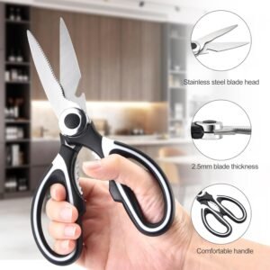 3 in 1 Kitchen Scissors � Sharp & Versatile for Home & Kitchen