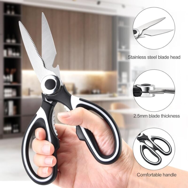 3 in 1 Kitchen Scissors � Sharp & Versatile for Home & Kitchen