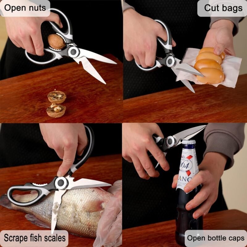 3 in 1 Kitchen Scissors � Sharp & Versatile for Home & Kitchen