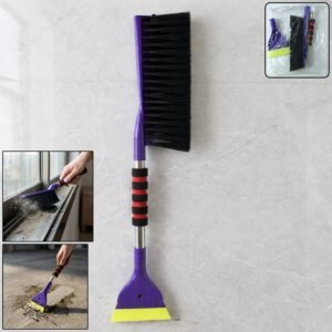 Car-Snow-Scraper-and-Brush-WOSKU-01.jpg Multipurpose Cleaning Brush � Dual Function for Deep Cleaning