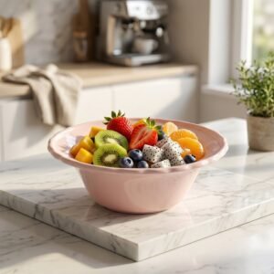 Plastic Serving Bowl Set � Bright, Durable & Unbreakable for Everyday Use