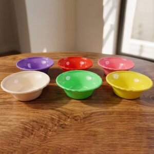 Plastic Serving Bowl Set � Bright, Durable & Unbreakable for Everyday Use