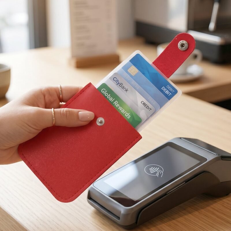 Credit-Card-Holder-5.jpg Small Card Holder Wallet � Slim & Travel-Friendly Design