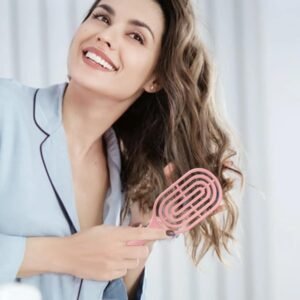 CurvedHairbrush-03.jpg Detangling Hair Brush � Faster Drying & Gentle Scalp Massage