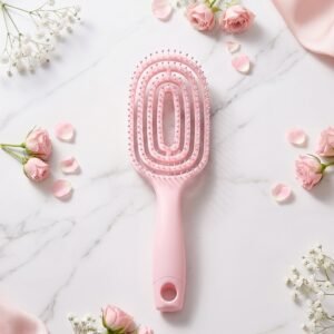 CurvedHairbrush-06.jpg Detangling Hair Brush � Faster Drying & Gentle Scalp Massage