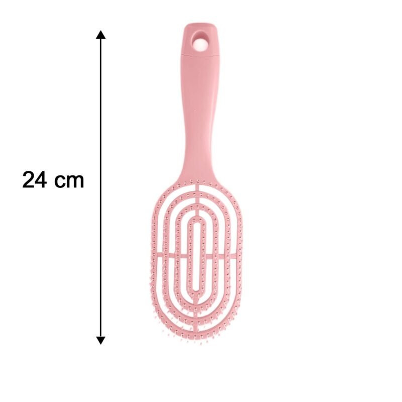 CurvedHairbrush-size.jpg Detangling Hair Brush � Faster Drying & Gentle Scalp Massage