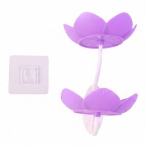 Flower Shape Double Layer Soap Dish � Wall Mount, No Drilling