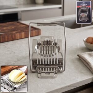 Stainless Steel Egg Slicer � Neat, Even Slices Every Time