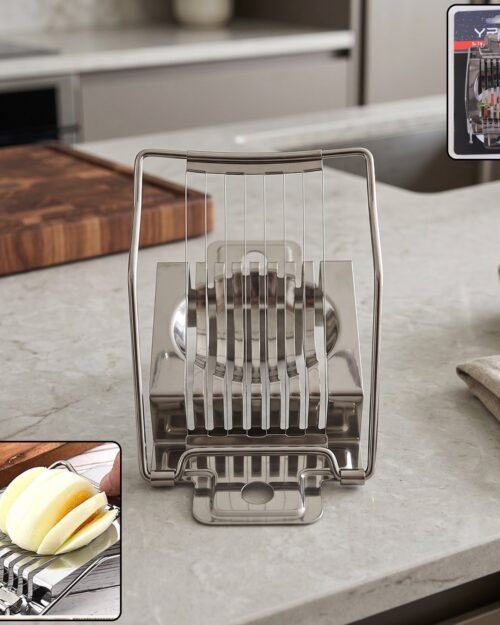 Stainless Steel Egg Slicer � Neat, Even Slices Every Time
