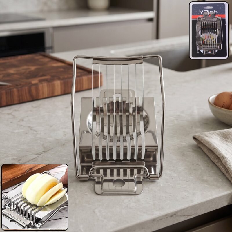 Stainless Steel Egg Slicer � Neat, Even Slices Every Time