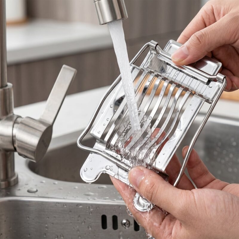 Stainless Steel Egg Slicer � Neat, Even Slices Every Time