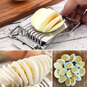 Stainless Steel Egg Slicer � Neat, Even Slices Every Time