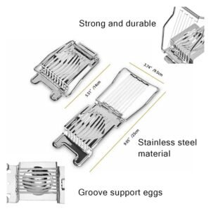 Stainless Steel Egg Slicer � Neat, Even Slices Every Time