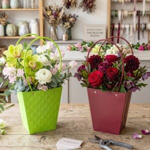 Flower-Bags-3.jpg Flower Packaging Bag � Reusable Waterproof Gift Carrier for Bouquets