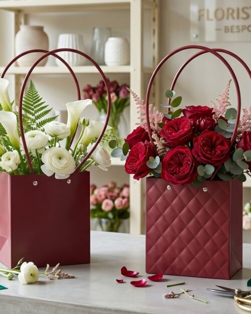Flower-Bags_2_-5.jpg Foldable Flower Packaging Bag � Reusable and Water-Resistant