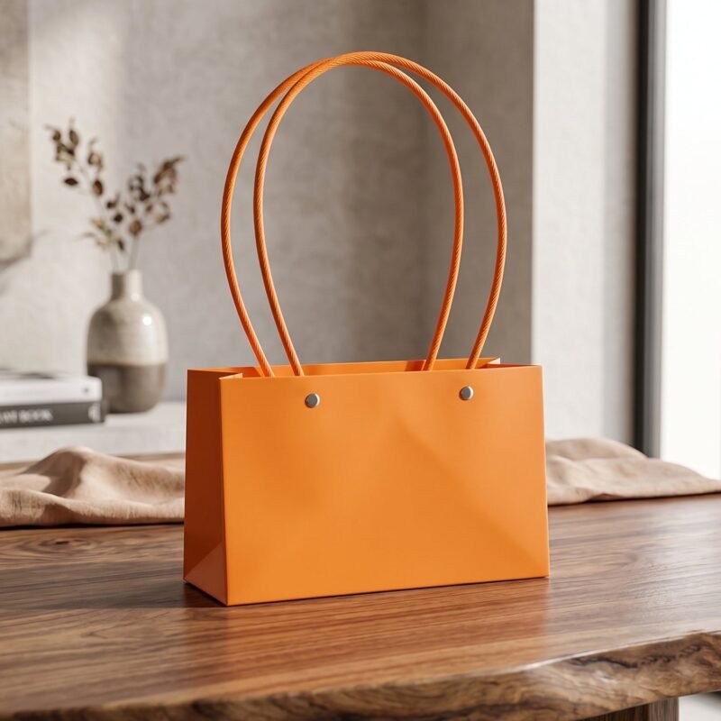 Foldable Flower Packaging Bag � Waterproof & Elegant Handle