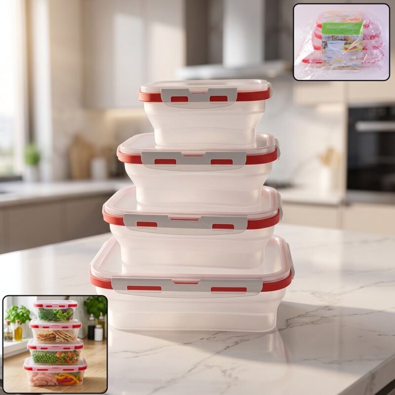 FoodStorageContainersSet-01_b91e8f3a-7a54-4bed-816e-2d9928e53eff.jpg Collapsible Food Storage Container Set � Space-Saving & Airtight
