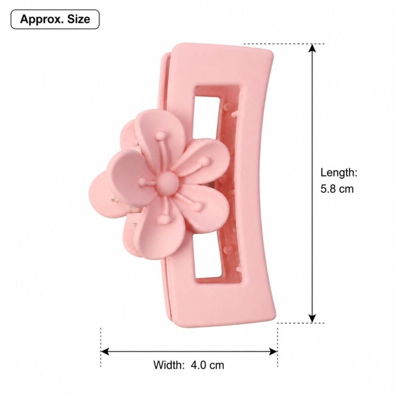 Plastic Hair Claw Clip � Strong Grip & Trendy Design for Women & Girls
