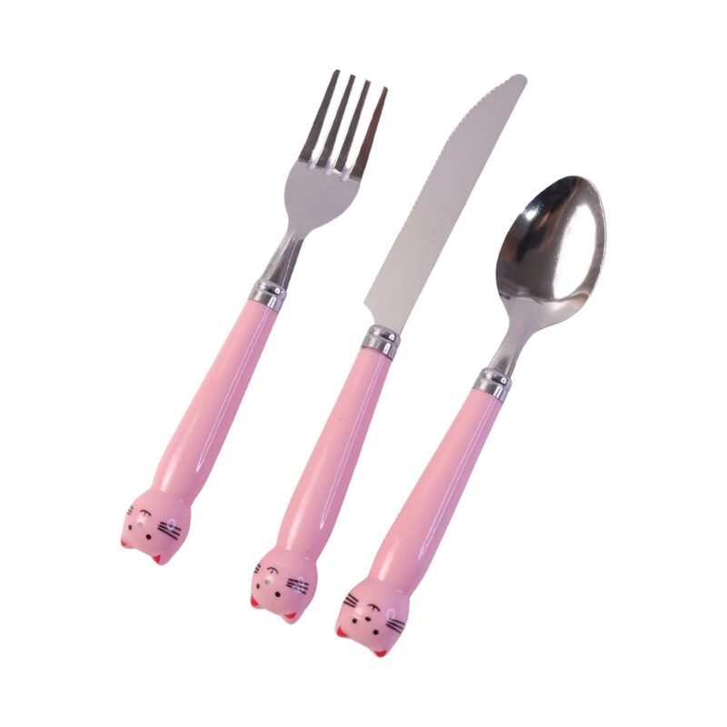 KidsCutlerySet-04.jpg Kids Stainless Steel Cutlery Set � Safe, Durable & Portable