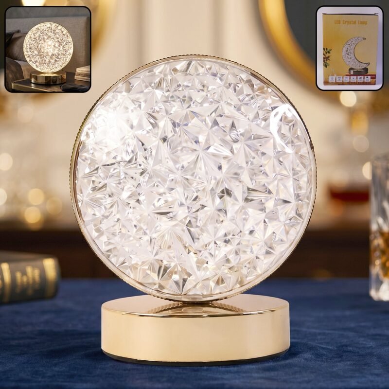 LED-lapm-1.jpg Round Crystal LED Table Lamp � Dimmable Touch & USB Rechargeable