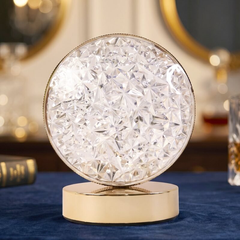 LED-lapm-2.jpg Round Crystal LED Table Lamp � Dimmable Touch & USB Rechargeable