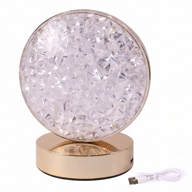 LED-lapm-7.jpg Round Crystal LED Table Lamp � Dimmable Touch & USB Rechargeable