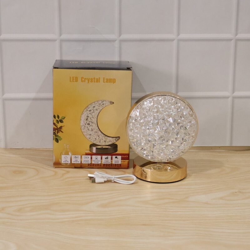 LED-lapm-8.jpg Round Crystal LED Table Lamp � Dimmable Touch & USB Rechargeable