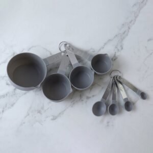 MeasuringCupSteelHandle-03.jpg Plastic Measuring Cups and Spoons Set � Accurate Kitchen Tools