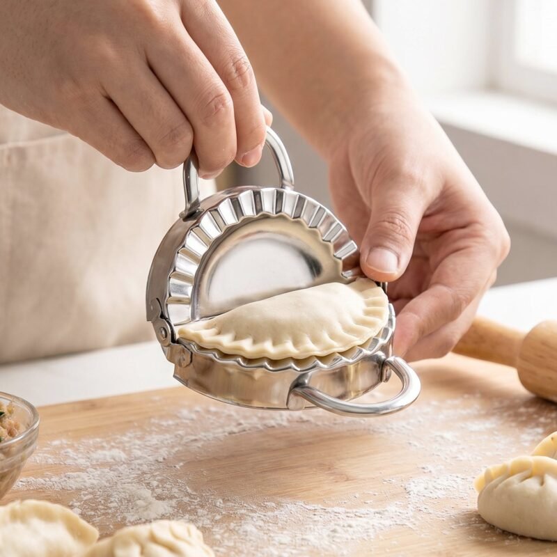 Stainless Steel Dumpling & Gujiya Maker � Durable & Easy to Use