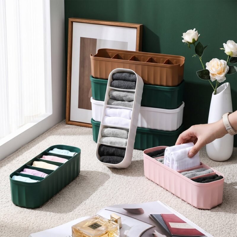 Multiorganizers-03.jpg Plastic Drawer Organizer Tray � Keeps Socks & Underwear Neat