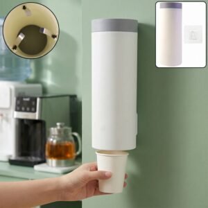 Wall Mounted Paper Cup Holder � Space-Saving Dispenser for Hygiene