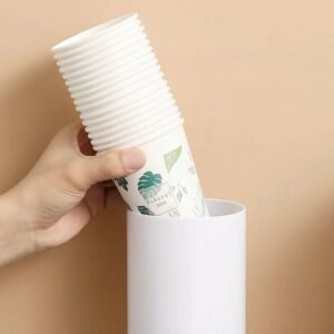 Wall Mounted Paper Cup Holder � Space-Saving Dispenser for Hygiene