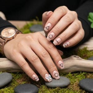 Press-On Nails � Reusable False Nail Set with Strong Glue for Equally Glam Looks
