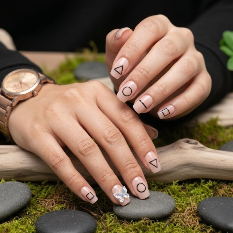 Press-On Nails � Reusable False Nail Set with Strong Glue for Equally Glam Looks