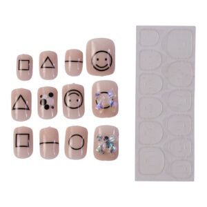Press-On Nails � Reusable False Nail Set with Strong Glue for Equally Glam Looks