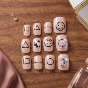Press-On Nails � Reusable False Nail Set with Strong Glue for Equally Glam Looks