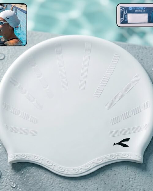 Silicone Swimming Cap � Waterproof & Flexible Fit for All Ages