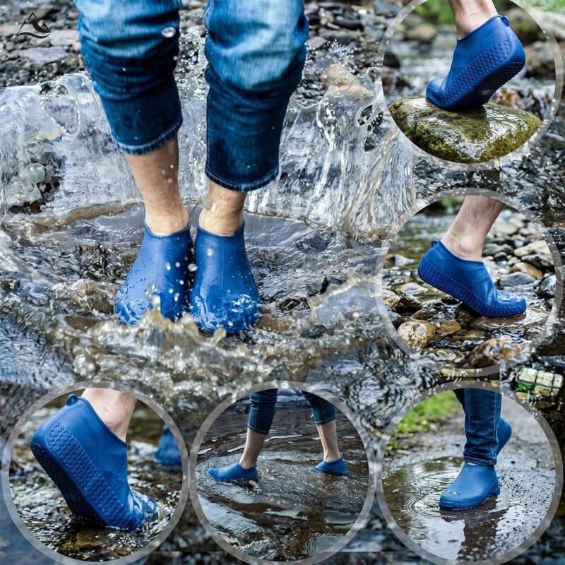 SiliconeRainShoeCovers-02.jpg Reusable Waterproof Silicone Shoe Cover � Keeps Shoes Dry in Monsoon