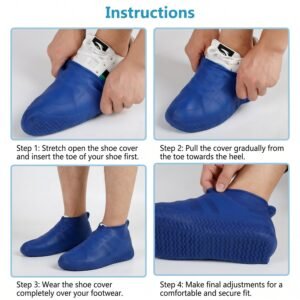 Reusable Waterproof Silicone Shoe Cover � Keeps Shoes Dry in Monsoon