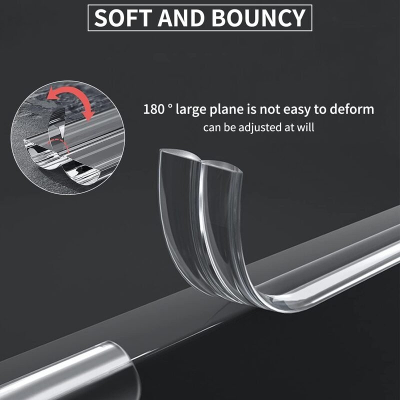 SiliconeSoftCornerProtectors-02.jpg Soft Adhesive Edge Protector � 3 Meter Safety Guard for Furniture