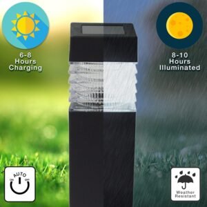 SolarPoweredPathwayLights-02.jpg Garden Solar Light � Waterproof Outdoor LED Lamp for Pathways