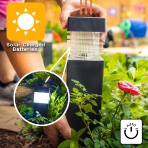 SolarPoweredPathwayLights-05.jpg Garden Solar Light � Waterproof Outdoor LED Lamp for Pathways