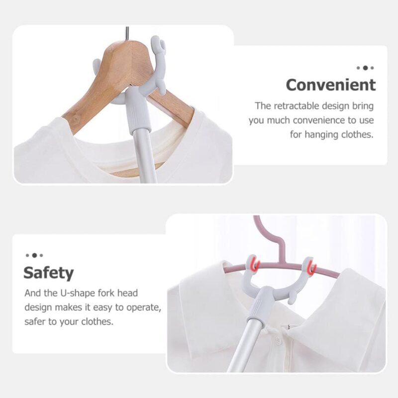 Long Reach Clothes Hook Rod � 86 cm for Easy Access