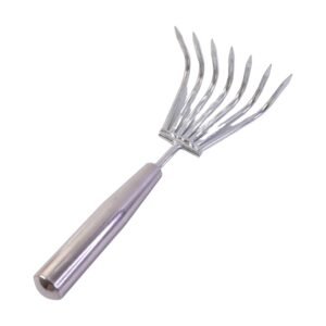 SteelGardeningHandRake-04.jpg Stainless Steel Garden Rake � Durable & Rust-Resistant Tool for Easy Gardening