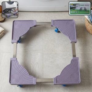 Washing-Machine-Stand-1.jpg Adjustable Appliance Stand � Easy Move & Stable Support for Home Appliances
