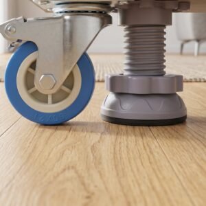 Washing-Machine-Stand-4.jpg Adjustable Appliance Stand � Easy Move & Stable Support for Home Appliances